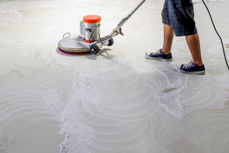 Concrete Floor Cleaning Process