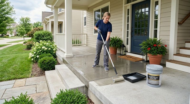 Stamped Concrete Sealing in Bellevue, WA